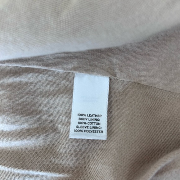 Hinge tan leather jacket - Picture 6 of 8